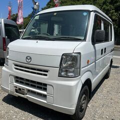 (ID5212)軽バン専門店在庫100台　軽貨物黒ナンバーリース個人・法人可能！　２７万円　マツダ　スクラムバン　AT　車検２年付　平成２５年式　諸経費込３２０,０００円の画像