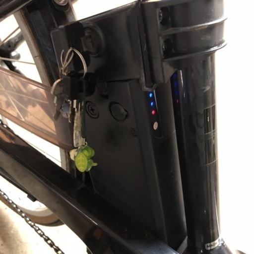 ［にec］【北海道旭川市発 直接引き取り限定】電動アシスト自転車 BORITA TASKAL 8.8AH 充電器付き 防犯登録解除済み 室内保管 黒 美品