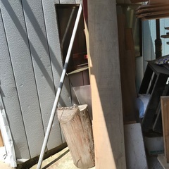 杉丸太、けやき板
