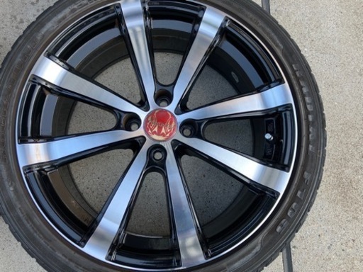 215/40R17ラジアルタイヤ付きホイール4本　アクア、bB、カローラフィールダー、スイフト等　ランクB