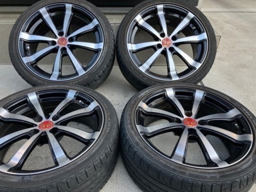 215/40R17ラジアルタイヤ付きホイール4本　アクア、bB、カローラフィールダー、スイフト等　ランクB