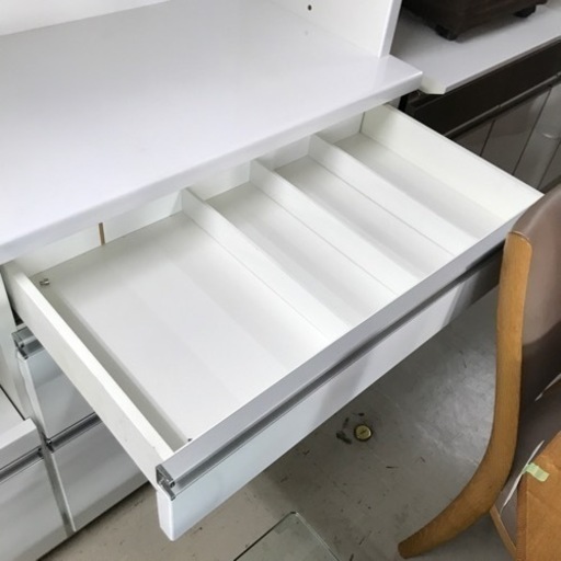 K2307-648 食器棚　傷、汚れあり　ベビーロックあり　はがれあり