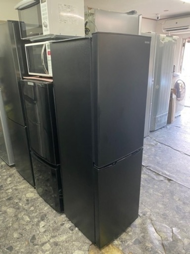 北九州市内配送無料　保証付き　冷蔵庫 ブラック IRSE-16A-B [2ドア /右開きタイプ /162L]