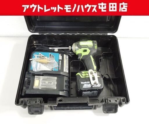 makita 14.4Ｖ 充電式インパクトドライバー TD160D ライム系 充電器 バッテリ1個 ケースセット マキタ DIYに 札幌市 屯田店