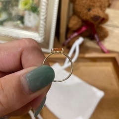 【お値下げ中⭐︎】サンストーン　リング　13号の画像