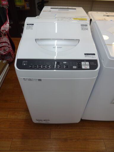 シャープ 5.5kg洗濯乾燥機　ES-TX5FJ 2022年製【モノ市場東浦店】147