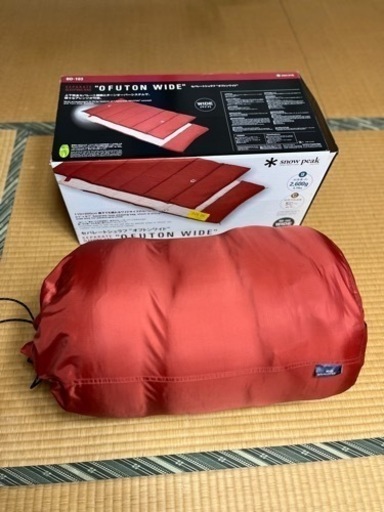 値下げ⭐︎【他、いろいろ出品あり】スノーピーク( peak) セパレートシュラフオフトン ワイド