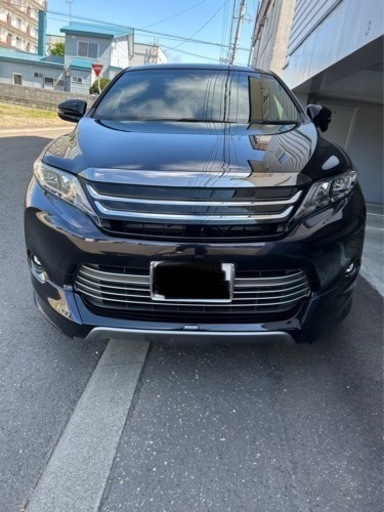 北海道トヨタ・ハリアー60系　純正ボンネット(モール付)