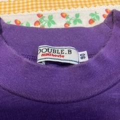 お取引中81)ミキハウス90ワンピースの画像