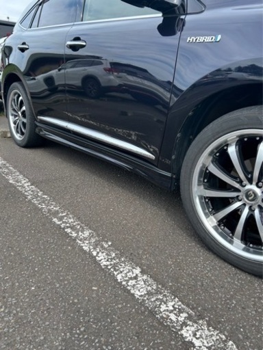 北海道トヨタ・ハリアー60系　左右サイドスカート