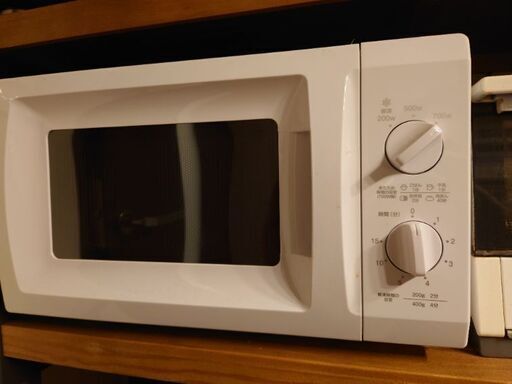 電子レンジと冷蔵庫セット
