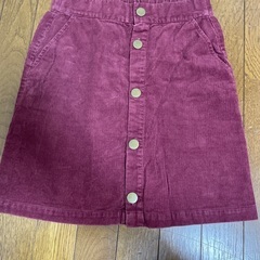 スカート（ワインレッド）