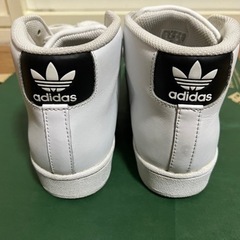 最終お値下げ【adidas originals】スーパースター ハイカット 23.5cmの画像