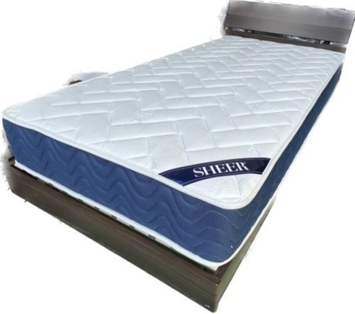 お取り引き中【美品】シングルベッドとマットレス2セット