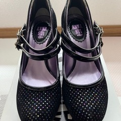 ANNA SUI(アナスイ) / パンプス/24.5cm/BLK | 中古品の販売