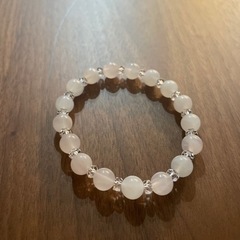 【お話し中】ローズクォーツ　ブレスレットの画像