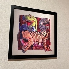 恐竜　3D アート　絵の画像