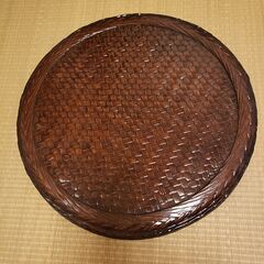 【大幅値下げ！】網代盆（円、大中小3種類）　各1枚の画像