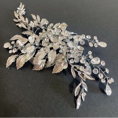 ヘッドドレス シルバー