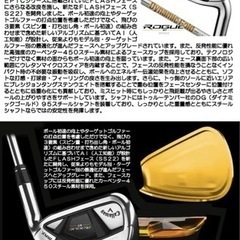【新品未使用】ROGUE ST MAX アイアンセットの画像