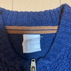 H&M ベビー服　カーディガン　74cmの画像
