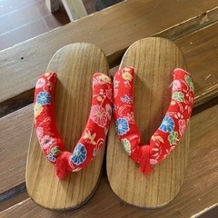 浴衣の時に⭐︎子どもキッズ用かわいい下駄⭐︎約16センチ
