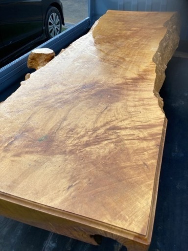 【厚さ90mm】栃／座卓／ローテーブル