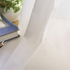 カーテン　ドレープ+レース4枚組（各2枚） マリンブルーの画像