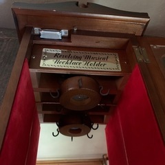 ◆お値引き中◆ジュエリーBOX アクセサリーボックス 鏡 アクセサリーいれ ショーケース レトロ アンティークの画像