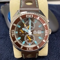 （価格調整）美品！TCHメンズ腕時計クロノグラフ