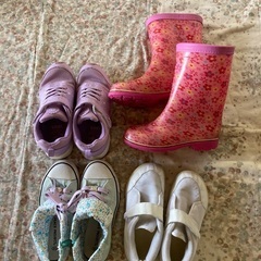 靴4足セット(19.5センチ〜21センチ)
