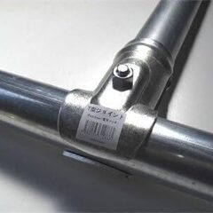 新品 10個 Tジョイント 単管 ガレージ ビニールハウス ハウス クランプ 継手 単管 T型の画像