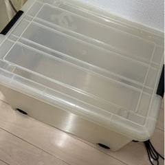 無料で透明衣装ケース差し上げます。