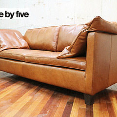 ACTUS アクタス five by five ファイブ・バイ・ファイブ 本革製 レザー