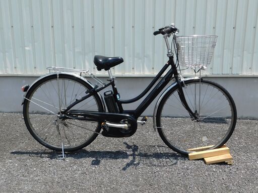 2013 ヤマハ PAS シティ CITY-L PM27CL スペースブラック 8.7Ah 新品グリップ交換 新品スイッチカバー付 車体&バッテリー極めて良好! 自596