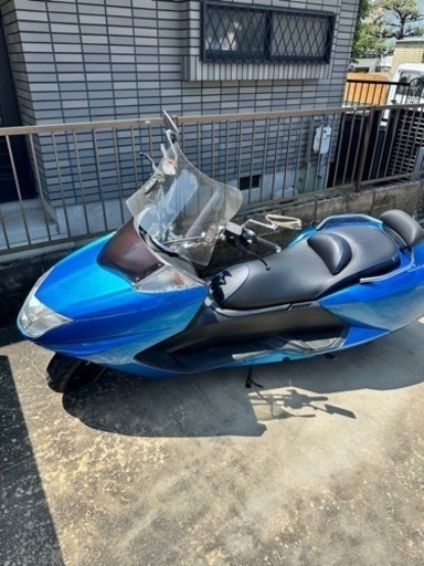 マグザム250 青　エンジン不調中