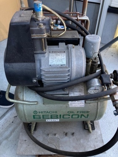 日立/BEBICON/12ℓ/コンプレッサー/台車付き