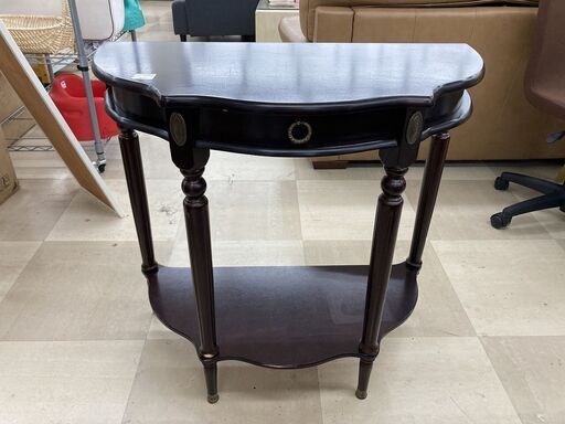 コンソールテーブル　ニトリ　ﾀﾞｰｸﾌﾞﾗｳﾝ