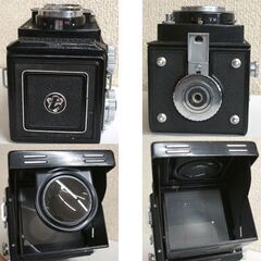 シャッター切れる 昭和レトロ ニ眼レフカメラ ヤシカフレックス 新B型　レンズ・ヤシコール 3.5 F=80mm CITIZEN-MXV yashicaflex ☆ PayPay(ペイペイ)決済可能 ☆ 札幌市 豊平区 平岸の画像