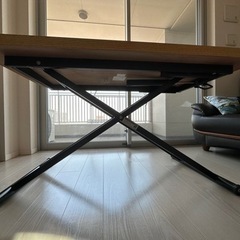 【ニトリ】昇降リビングテーブル(アクティブ2 120 LBR)の画像