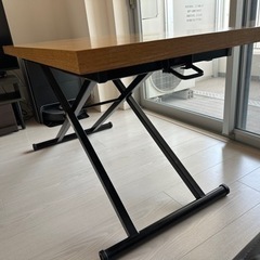 【ニトリ】昇降リビングテーブル(アクティブ2 120 LBR)の画像