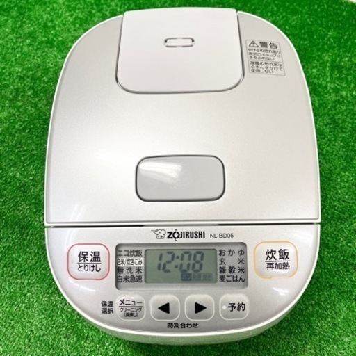 【中古品】ZOJIRUSHI マイコン炊飯ジャー　炊飯器　NL-BD05 象印　2020年製