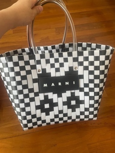 MARNI　マルニかごバッグ　ストーンホワイト