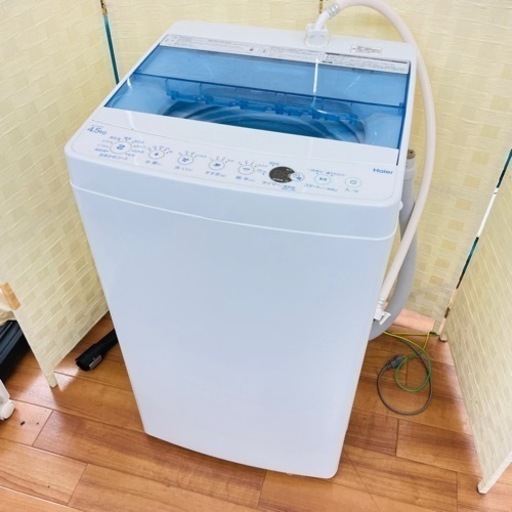 【〜8/5受け渡し予定】埼P◇Haier ハイアール 全自動電気洗濯機 JW-C45FK 4.5kg ブルー