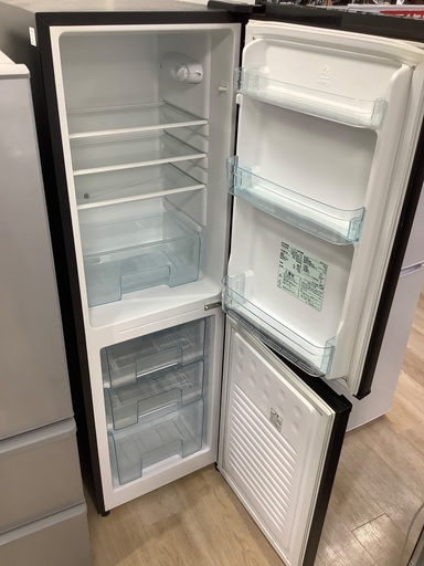 2ドア冷蔵庫 IRISOHYAMA IRSE-16A-B 162L  2019年製　入荷致しました！