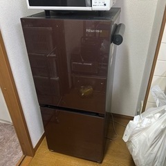Hisense冷蔵庫2ドア134l