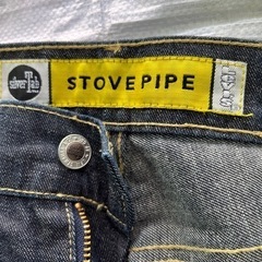 【未使用品】リーバイス　シルバータブ　STOVE PIPE 90年代物　の画像