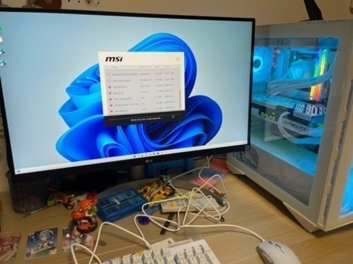 マイクラ　フォートナイト　ＦＦ14 サクサク　動く　ゲーミングPC MSI ホワイトパソコン