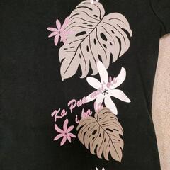 フラダンス　Tシャツ　黒　Lサイズの画像
