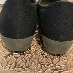 パンプス　黒　24cmの画像